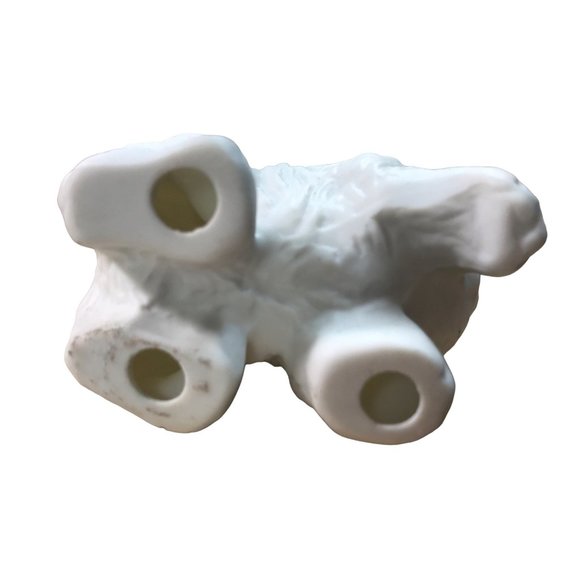 HOMCO White Doll Face Persian Kitten Figurine Statue Porcelain Bisque Vintage Bl - Picture 7 of 7